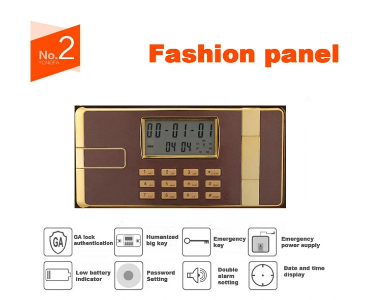 T45L Home/Office/Hotel Use Safe Box with LCD Display, LED Light and Alarm System